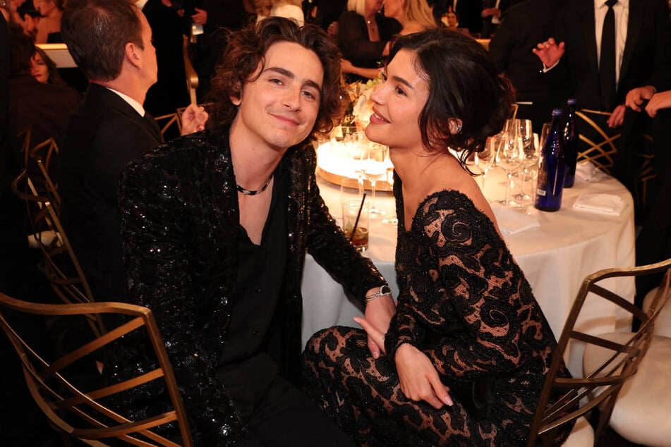 Kylie Jenner and Timothée Chalamet (l.) got handsy at this year's Santa Barbara International Film Festival.