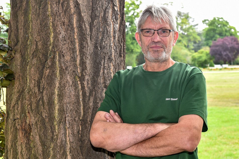 Axel Simon (62) ist der Leiter von Dresdens Großem Garten im Schlösserland Sachsen.