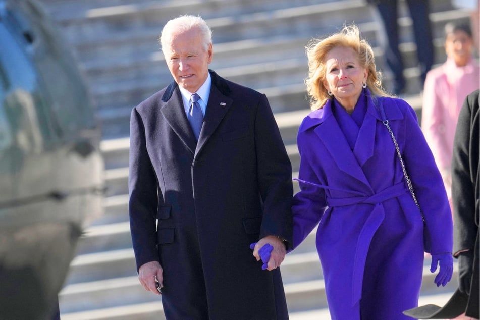 Former President Joe Biden (l.) recently made his first public appearances after announcing his cancer diagnosis to celebrate his grandson's graduation.