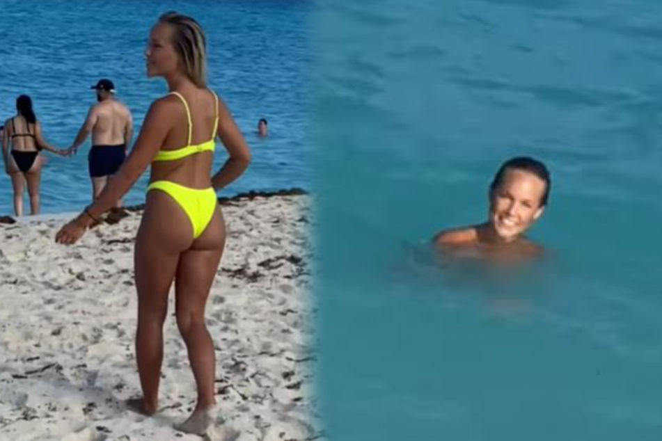 Frau geht in ihrem neuen Bikini baden: Kurz darauf schämt sie sich wie verrückt