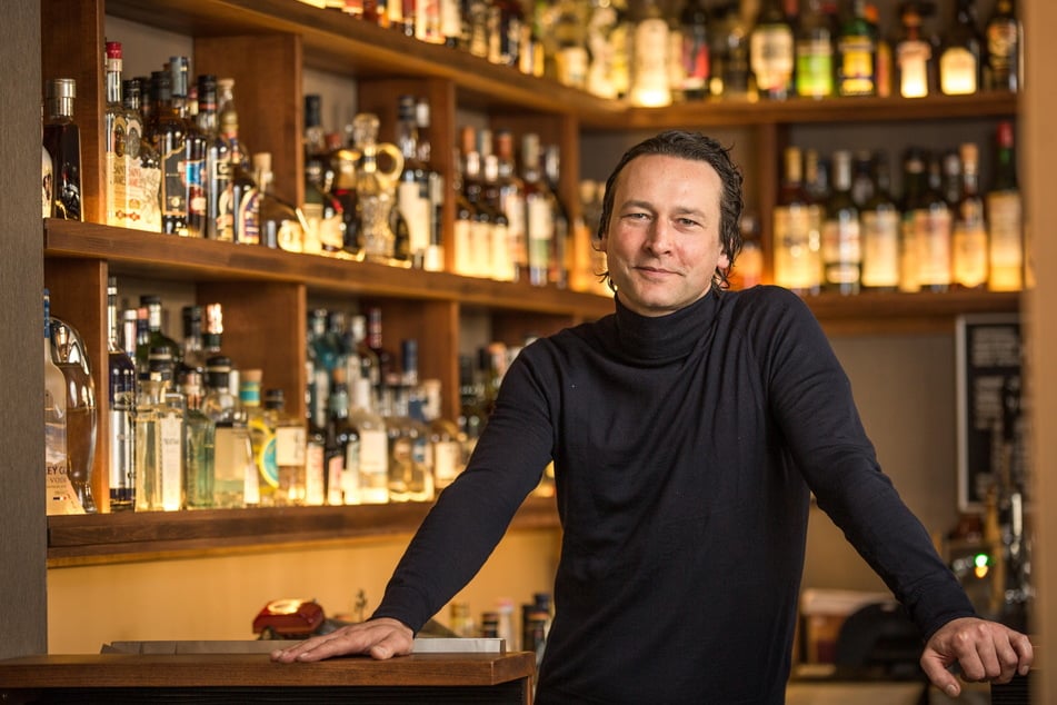 Stephan Herz (49) eroberte vor über fünf Jahren mit seiner "HERZ american bar" im Barockviertel die Dresdner Cocktail-Fans im Sturm.