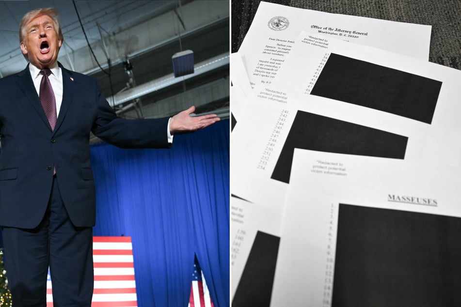 President Donald Trump angrily lashed out at Democrats and warned them the ongoing Epstein files release would end up harming them.