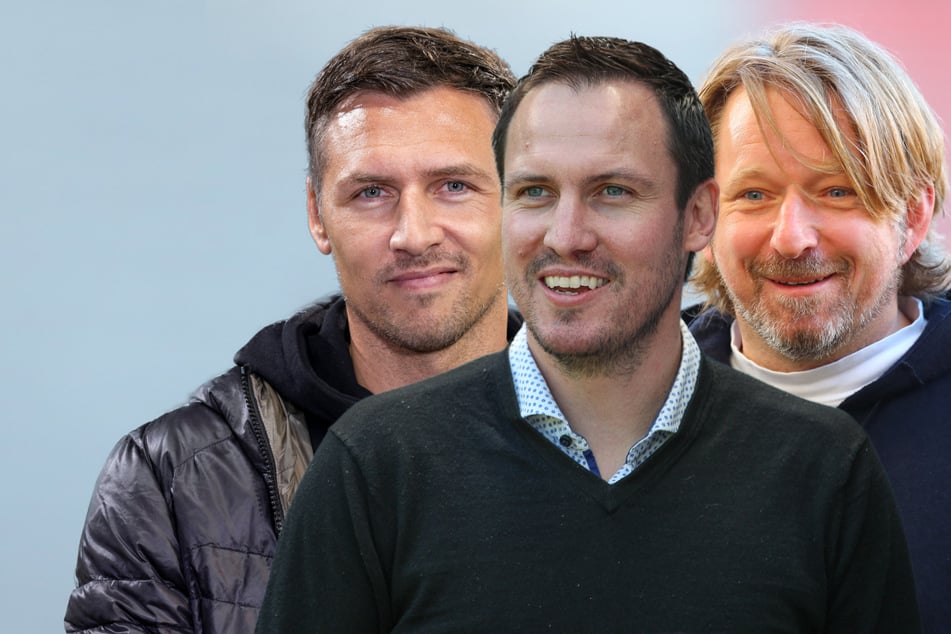 Gehören zum Kandidatenkreis: Sören Gonther (38, v.l.n.r.), Sebastian Freis (40) und Sven Mislintat (53).