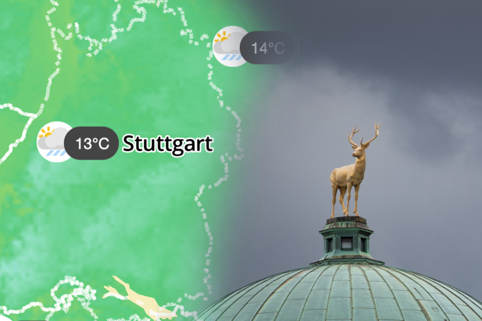 Das Wetter wird regnerisch.