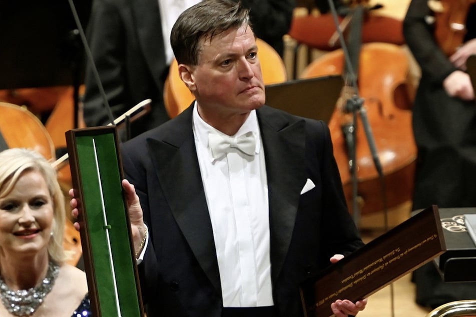 Christian Thielemann (65), Ex-Chefdirigent der Sächsischen Staatskapelle, bei seiner Verabschiedung.