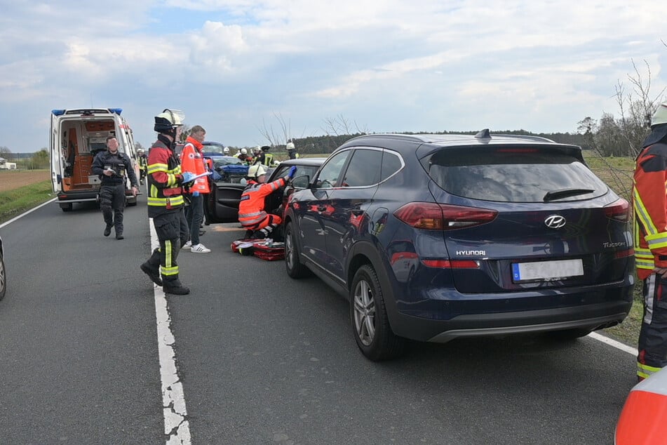 Im Jerichower Land sind am Donnerstag drei Autos zusammengekracht.
