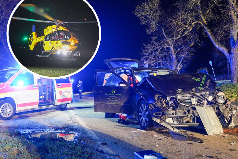 Mercedes kracht in VW: Fünf Schwerverletzte, darunter zwei Kinder