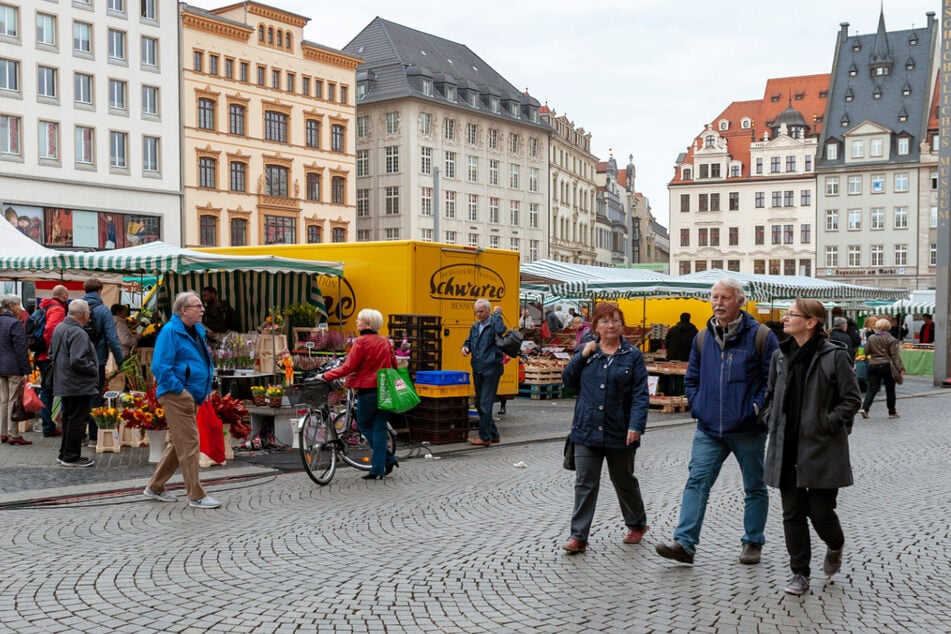 Leipzig will wieder mehr Leben in seine Innenstadt bringen, sobald dies möglich ist. Im Stadtrat wurden nun Pläne dafür beschlossen. (Symbolbild)