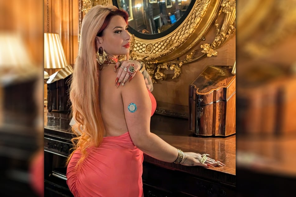 Die Dresdnerin war am Wochenende zu einem Festival in London eingeladen, bei dem sie ebenfalls ihre Model-Skills unter Beweis stellte.