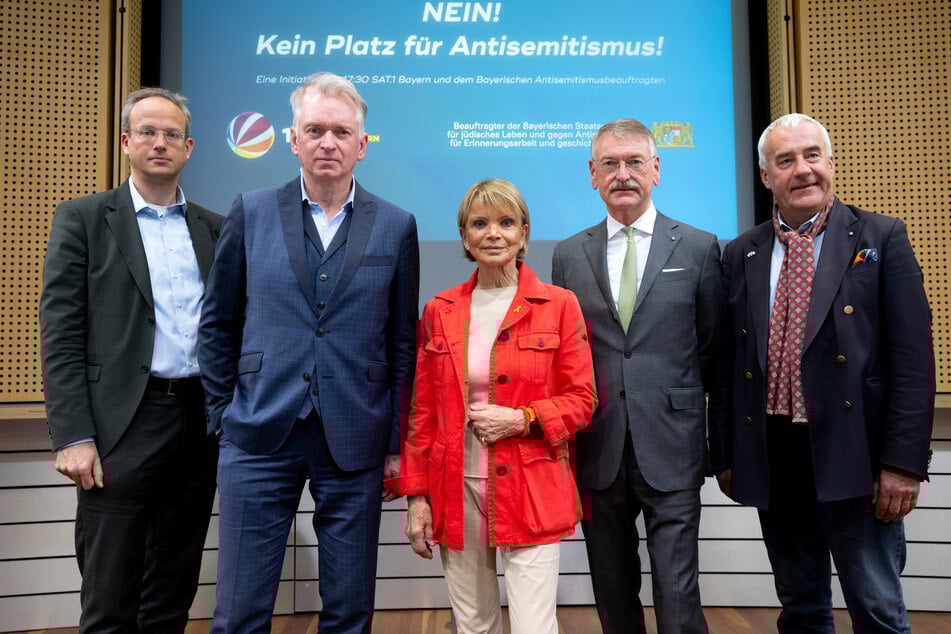 Uschi Glas nahm an der Vorstellung der Initiative "Nein! Kein Platz für Antisemitismus" teil.