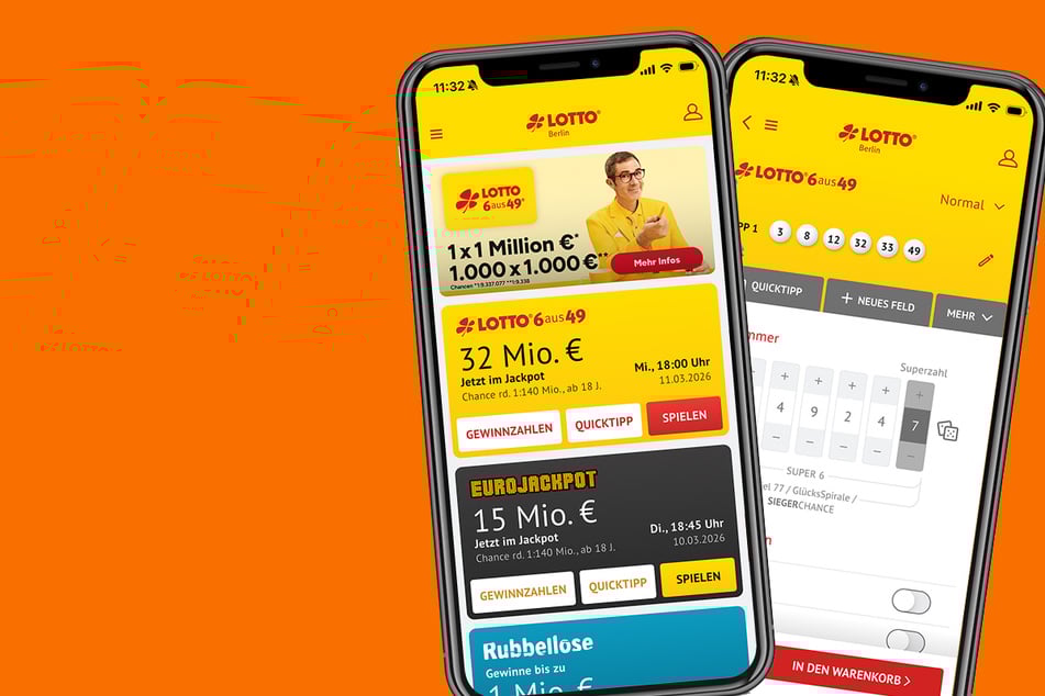 LOTTO 6aus49: Am Mittwoch (11.3.) habt Ihr die Chance auf 32 Millionen Euro