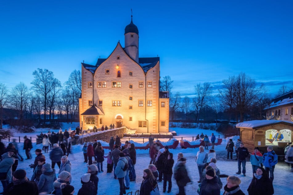 Am Wasserschloss Klaffenbach wird das Ende der Weihnachtszeit gefeiert. (Archivbild)