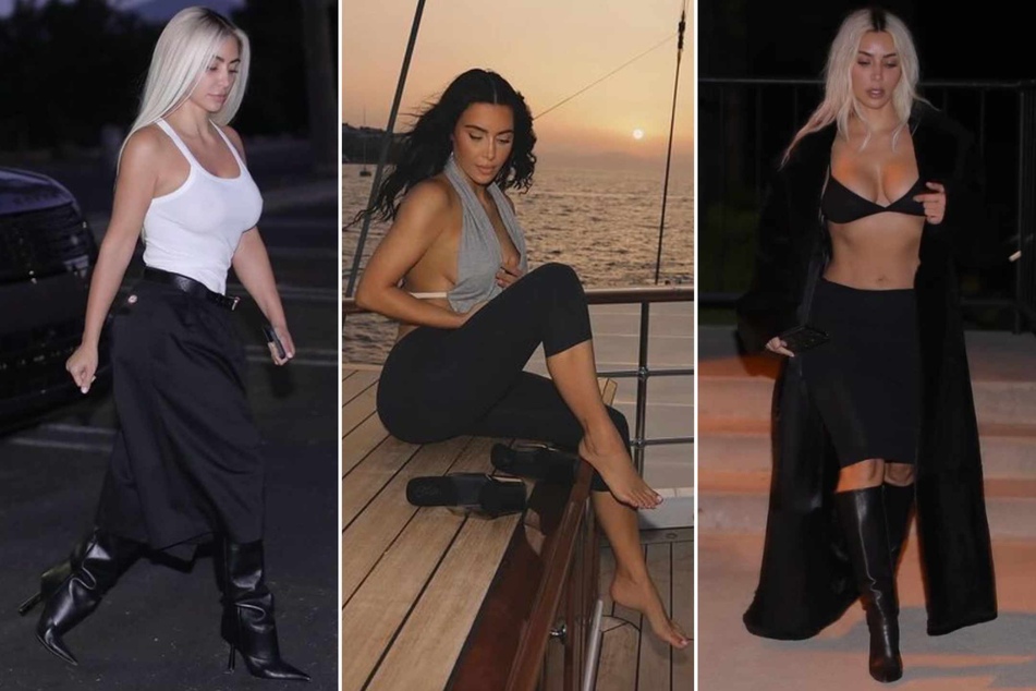Kim Kardashian shows off two of summer's biggest fashion trends in chic new snaps