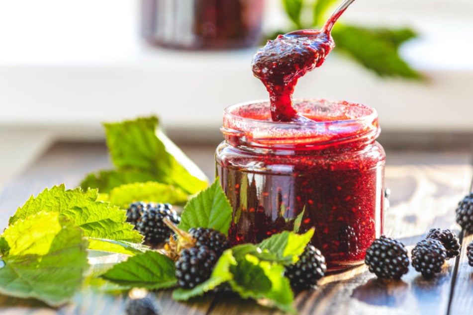 Blackcurrant jam is quick and easy to make at home.