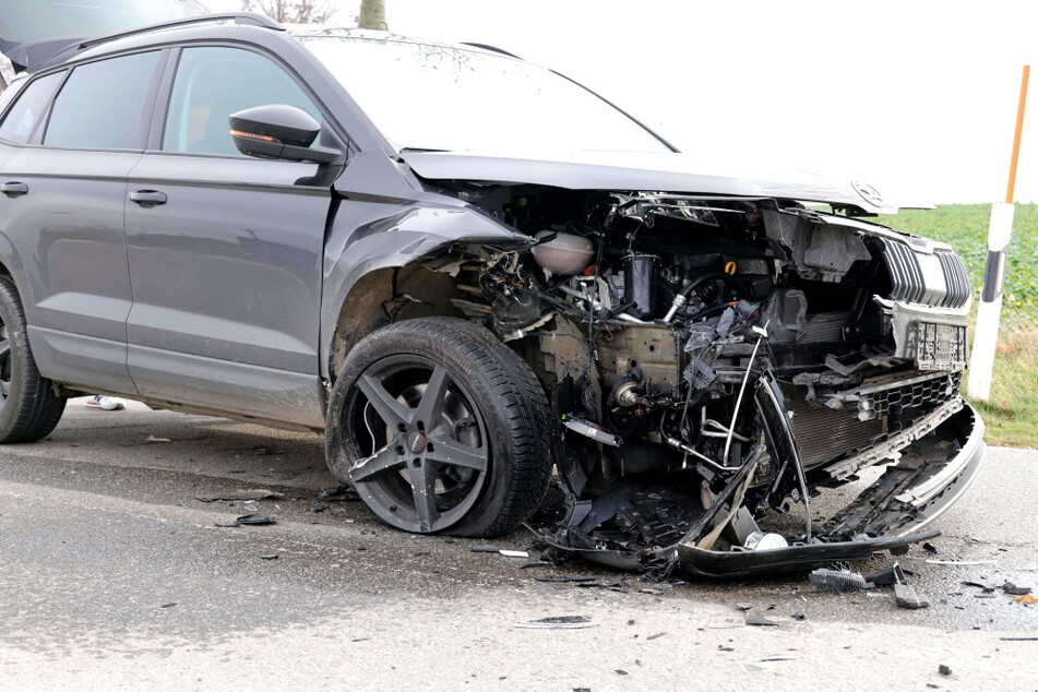 An beiden Skoda-Fahrzeugen entstand ein Totalschaden.