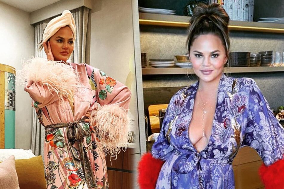 Chrissy Teigen (35) can finally smile again.