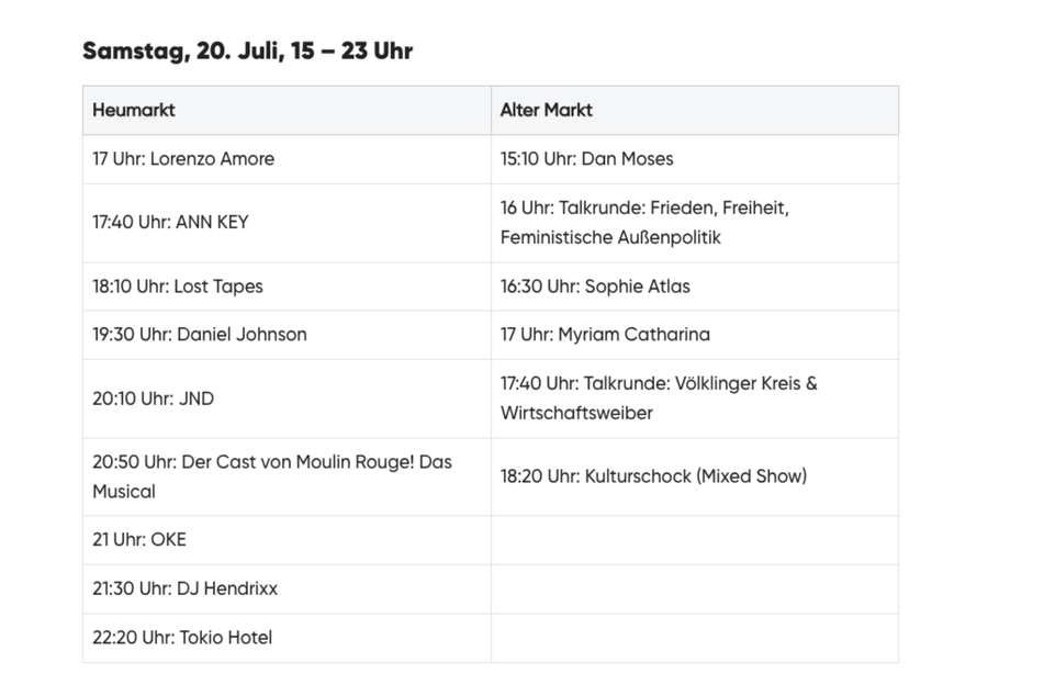 Das Programm für den CSD-Samstag in Köln kann sich auch in diesem Jahr wieder sehen lassen.