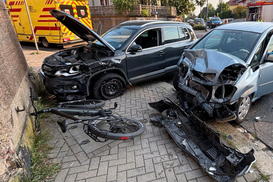 Nur knapp an Katastrophe vorbei: Sechs Verletzte nach Unfall in Dresden