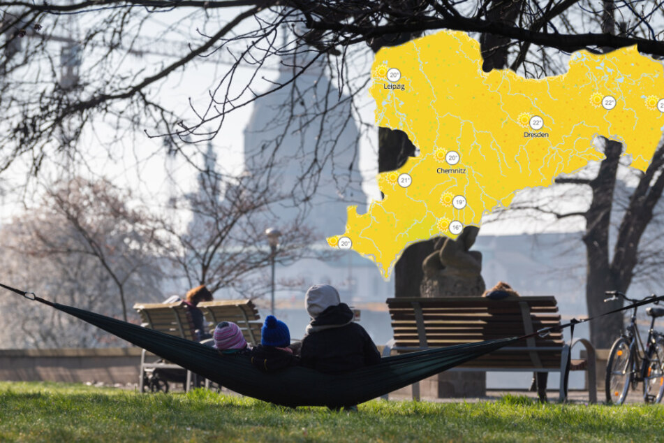 In Dresden nutzten zahlreiche Menschen bereits das schöne Wetter der vergangenen Tage aus.