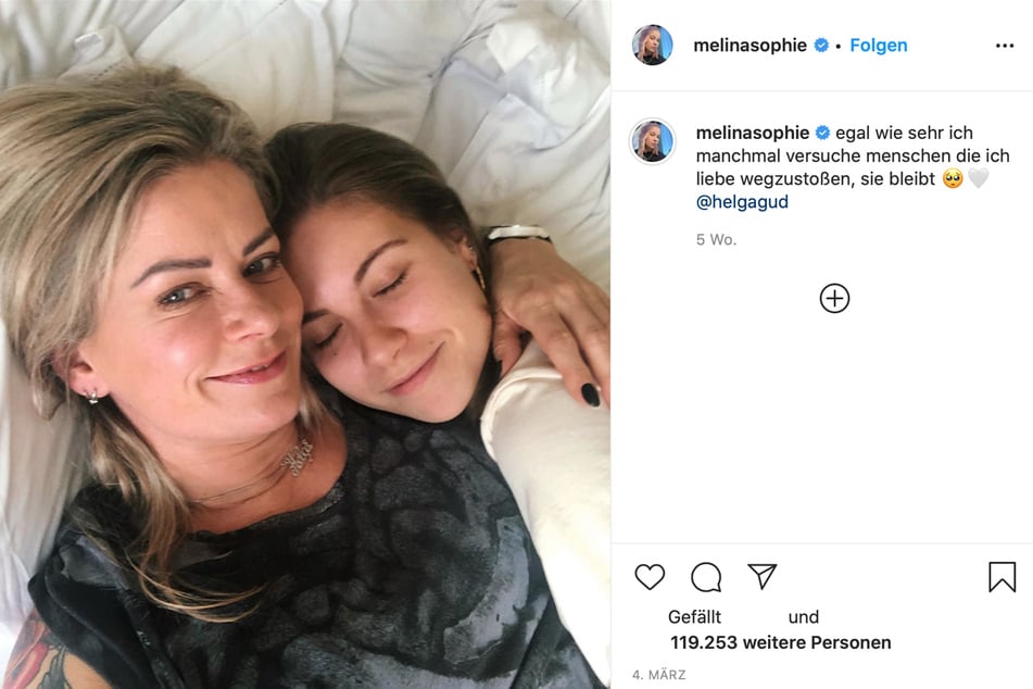 Helga (45) und Melina Sophie (24) haben sich getrennt.