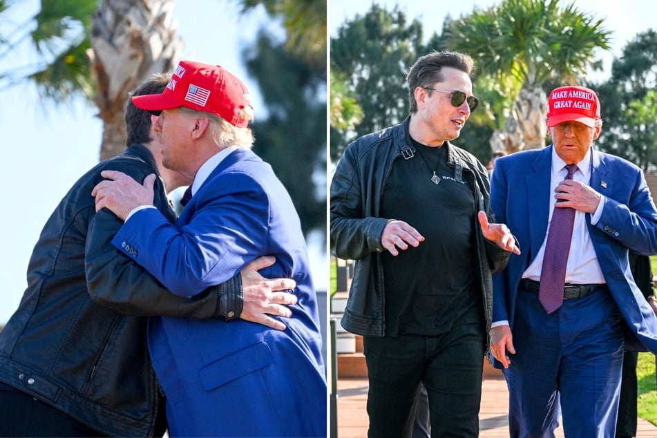 Billionaire Elon Musk (l.) has reportedly been in talks to buy a luxury condo in Palm Beach, Florida, located only a few miles from his new friend Donald Trump.