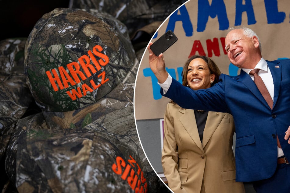 Viral Harris-Walz camo hat injects Midwest glam – and serious sales – into campaign