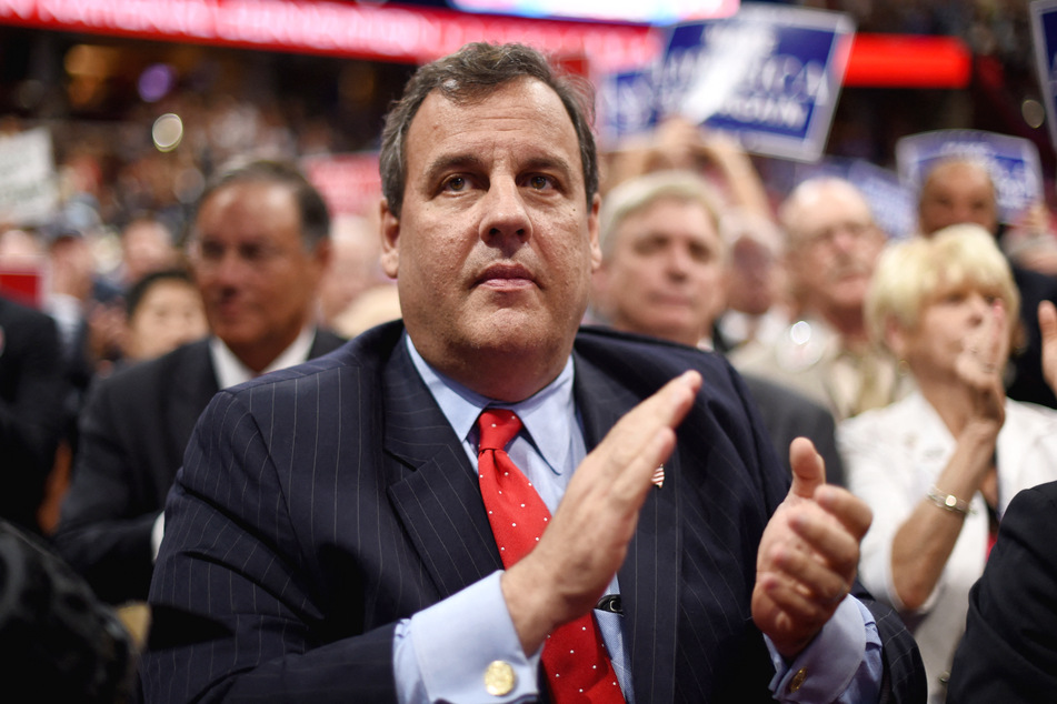 Chris Christie attending the Republican National Convention in Cleveland, Ohio on July 18, 2016.