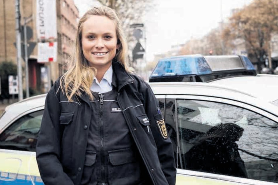 Ging früher in Baden-Württemberg auf Streife: Nadine Berneis (32) studiert derzeit an der Polizeihochschule, um Kommissarin zu werden. (Archivbild)
