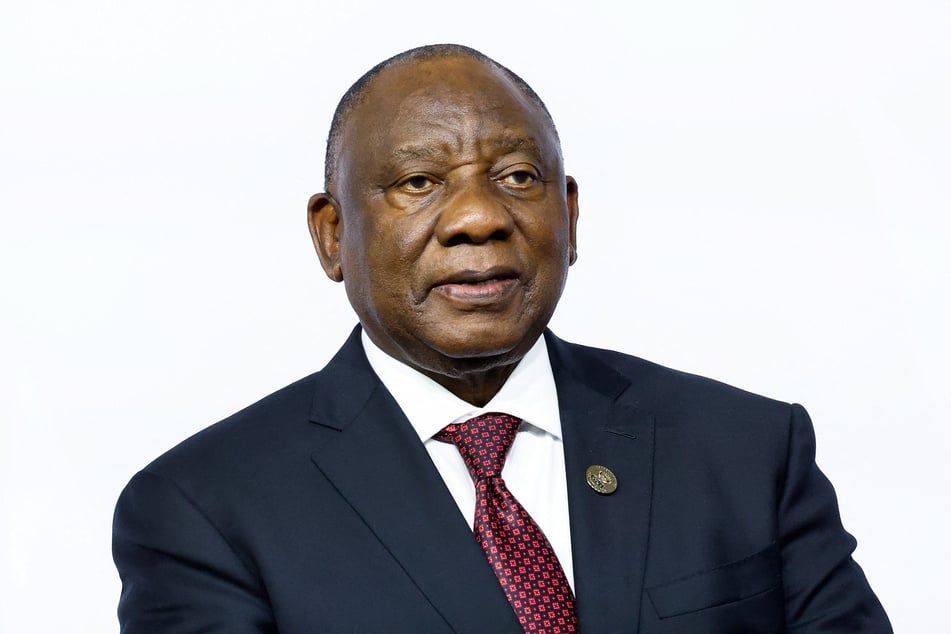 South Africa's President Cyril Ramaphosa attends a family photo event on the opening day of the G20 Leader's Summit in Johannesburg on November 22, 2025.