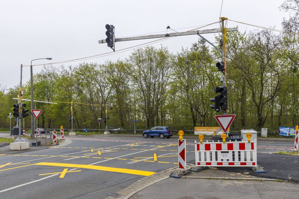 Auch an der Winterbergstraße/Dobritzer Straße/An der Rennbahn finden Arbeiten statt.