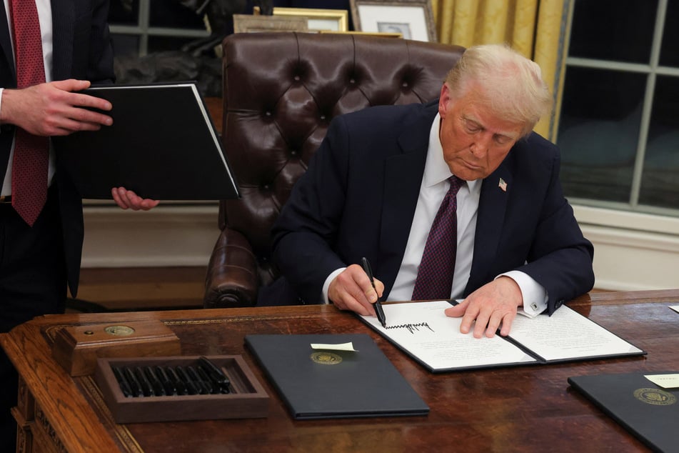 President Donald Trump signed dozens of executive orders on the first day of his second term in office.