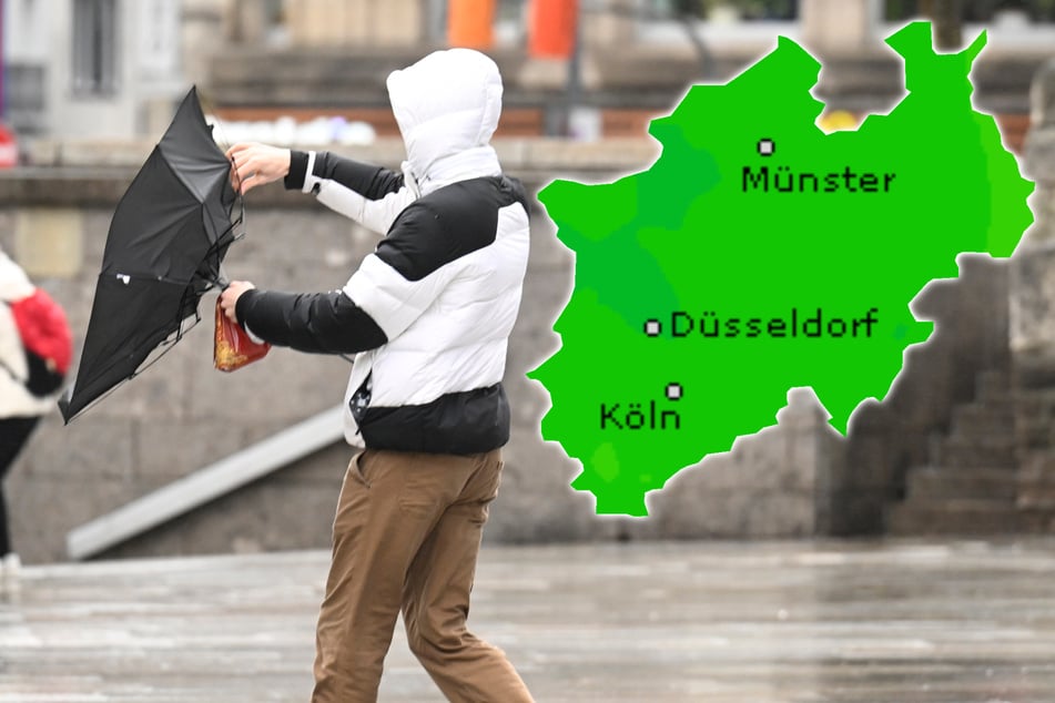 Mix aus Wolken und Regen: So düster wird das Wetter in Nordrhein-Westfalen