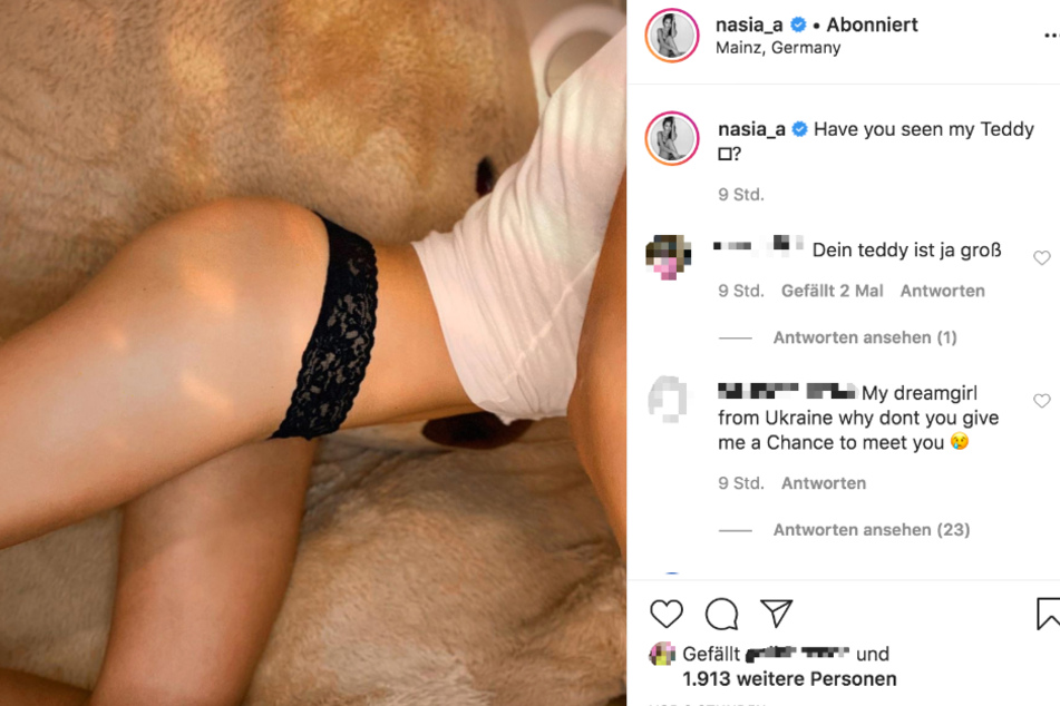 Dieser Screenshot zeigt den Instagram-Eintrag von Anastasiya Avilova vom gestrigen Dienstag.