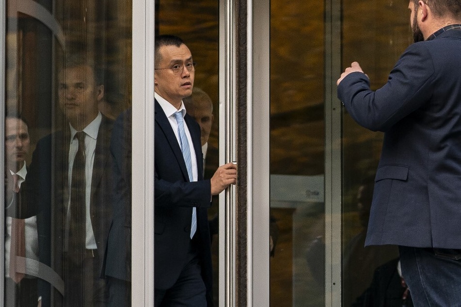 Binance CEO Changpeng Zhao leaves the US District Court in Seattle, Washington, on November 21, 2023.