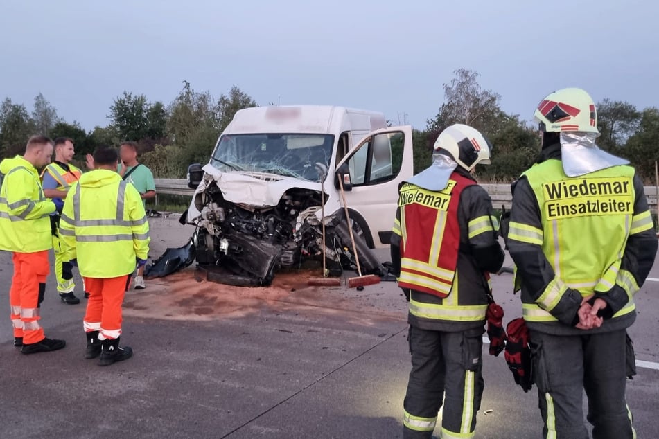 Auf der A9 krachte es am Donnerstag.