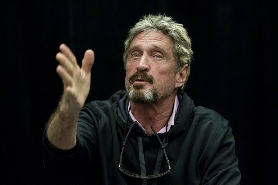John McAfee (†75) founded the McAfee anti-virus software company in the 1980s (archive image).