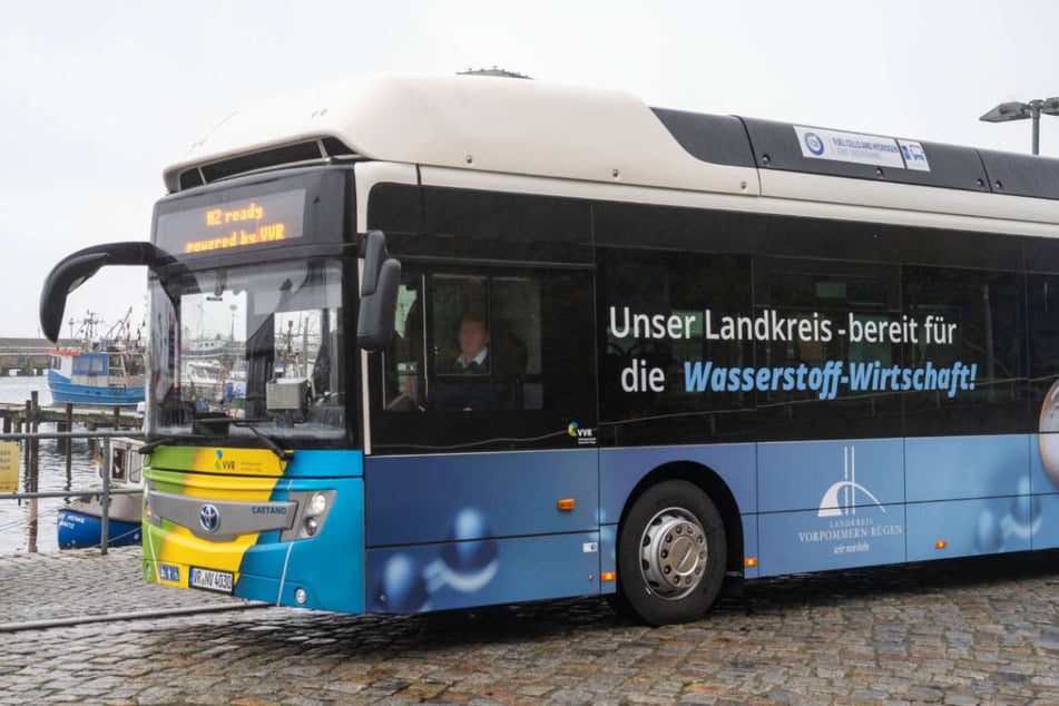 Der Bus ist zu einer Vollbremsung gezwungen worden, bei der zwei Menschen gestürzt sind. (Symbolfoto)