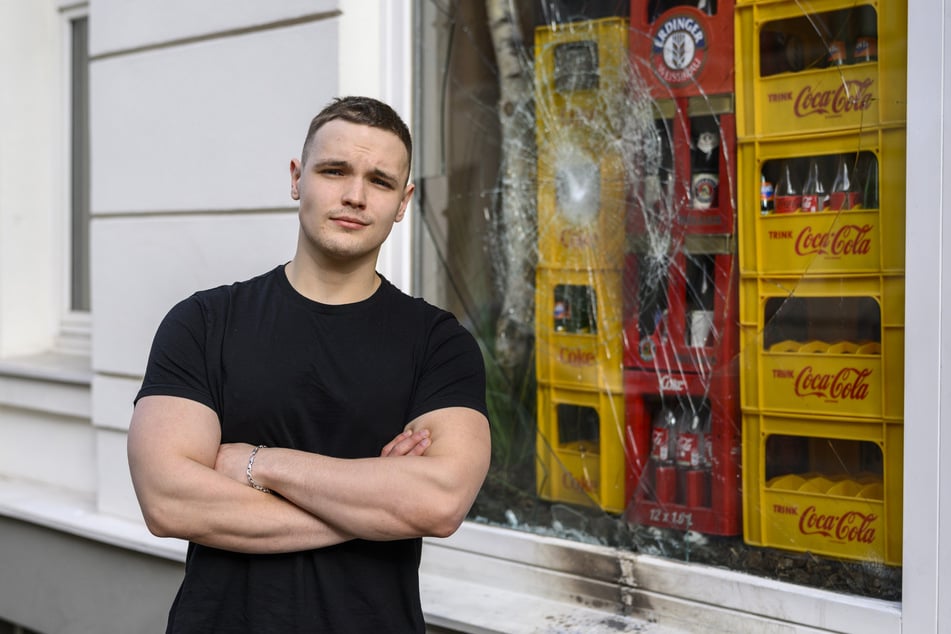 Inhaber Yegor Podvorchan (21) will trotz Anschlägen weitermachen.