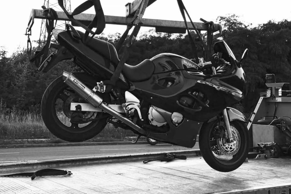 Ein zweiter Suzuki-Fahrer hat seine Maschine wegen seiner Fahrweise ebenfalls eingebüßt.