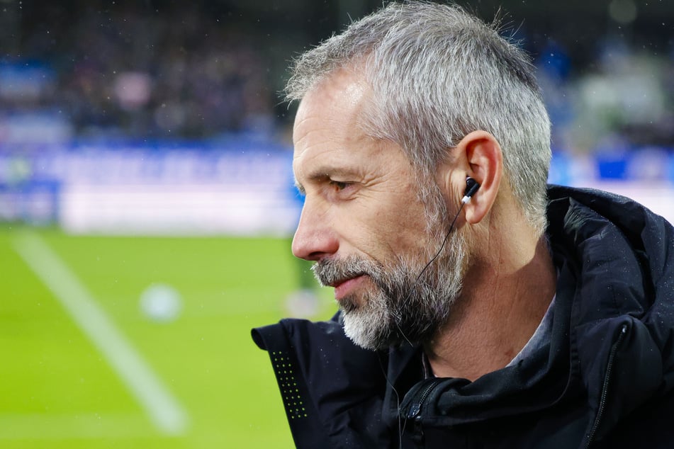 Leipzigs Trainer Marco Rose (48) bezeichnete den Inhalt der Banner als "hohles Zeug".