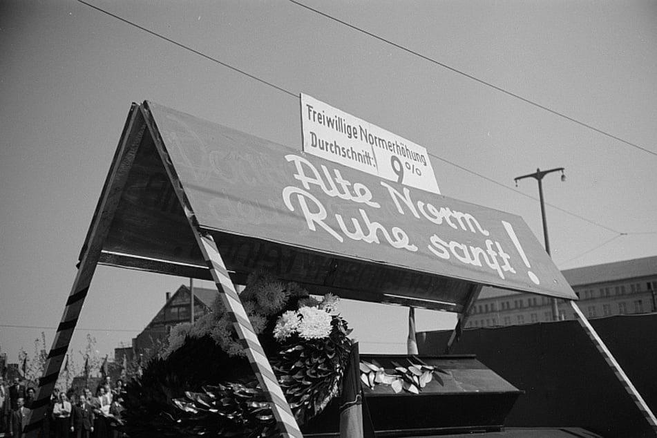 Freiwillige Normerhöhung als politische Lösung im Mai 1953.