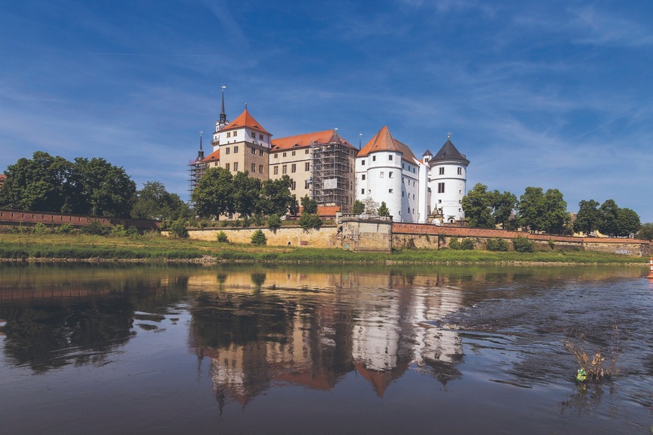 Blühende Landschaften in Torgau: Zu Füßen von Schloss Hartenfels steigt seit 23. April die LAGA.
