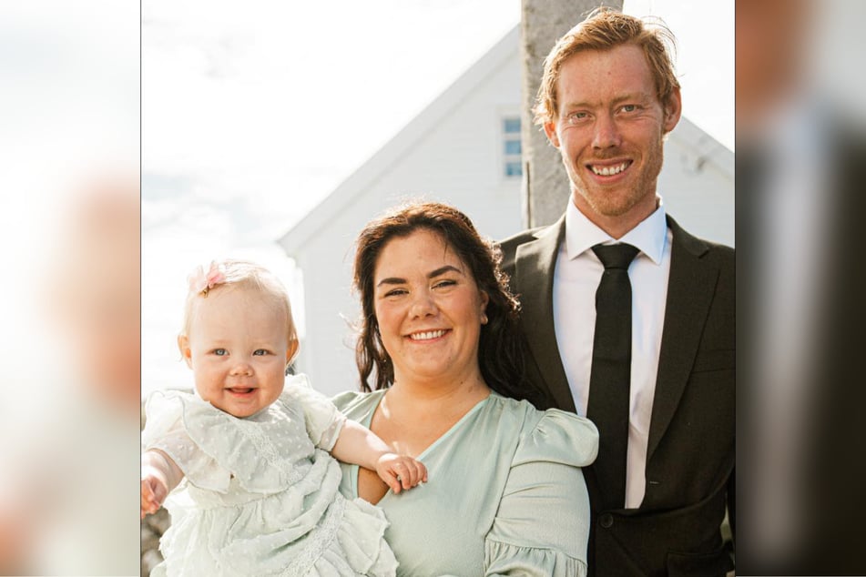 Elisabeth Fosse (28) lebt mit ihrer kleinen Familie, Tochter Emily (2) und Partner Erik, in Utsira.
