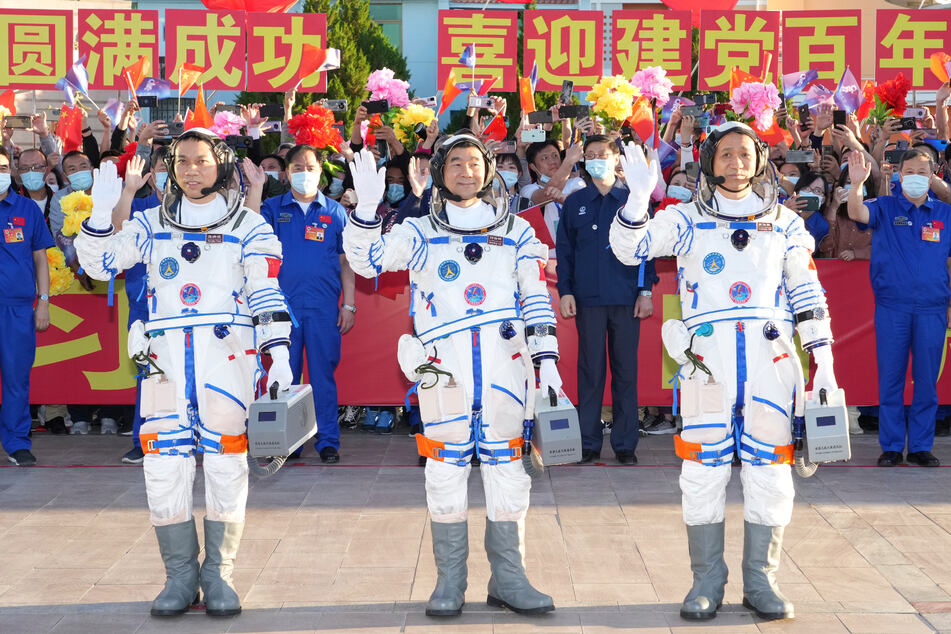 China hat ein ehrgeiziges Raumfahrt-Programm. Im September letzten Jahres waren erstmals drei "Taikonauten" auf der chinesischen Raumstation "Tiangong".