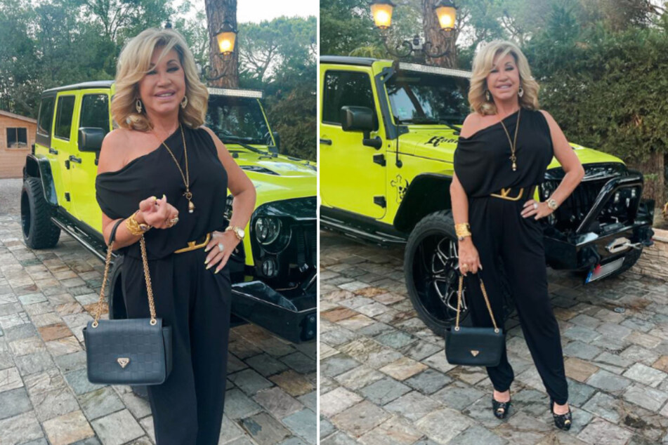 Carmen Geiss (58) zeigt ihren All-Black-Business-Look bei Instagram.