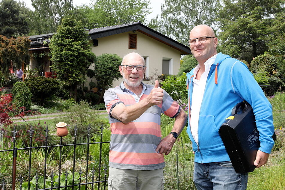 Kunde Siegfried Windisch ist vollkommen zufrieden mit der Arbeit der Mitarbeiter und dem hervorragenden Ergebnis.