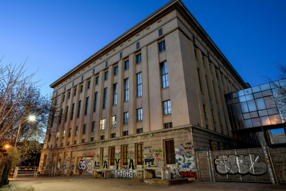 Der verlassene Eingangsbereich zum Club Berghain.