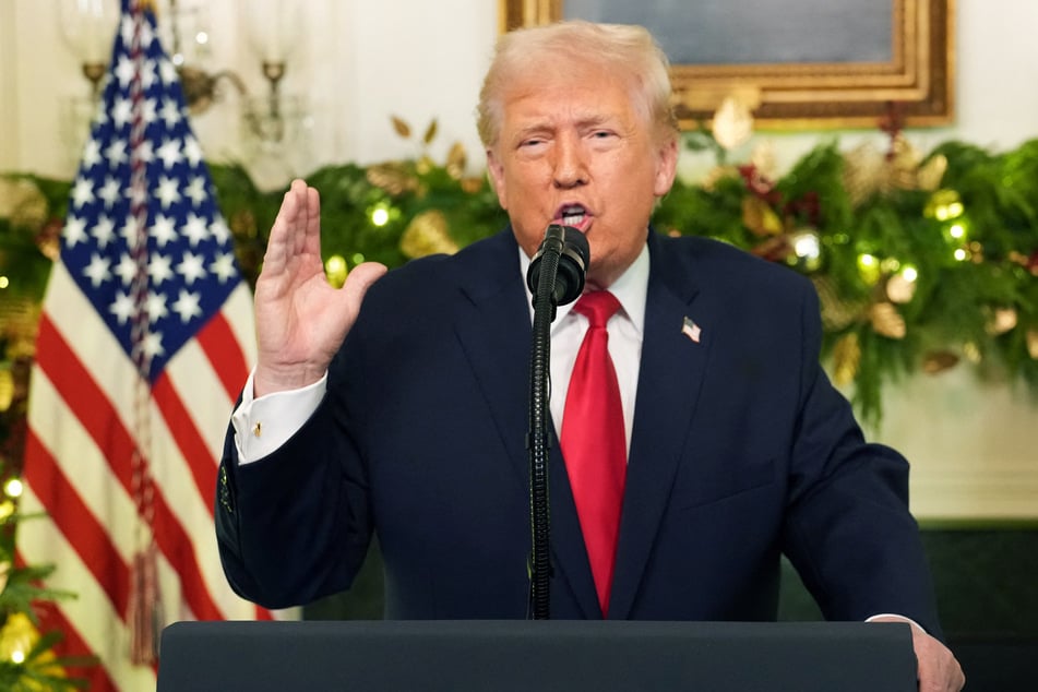 In a nationwide address, President Donald Trump defended his economic agenda and blamed his predecessor for the "mess" he inherited.