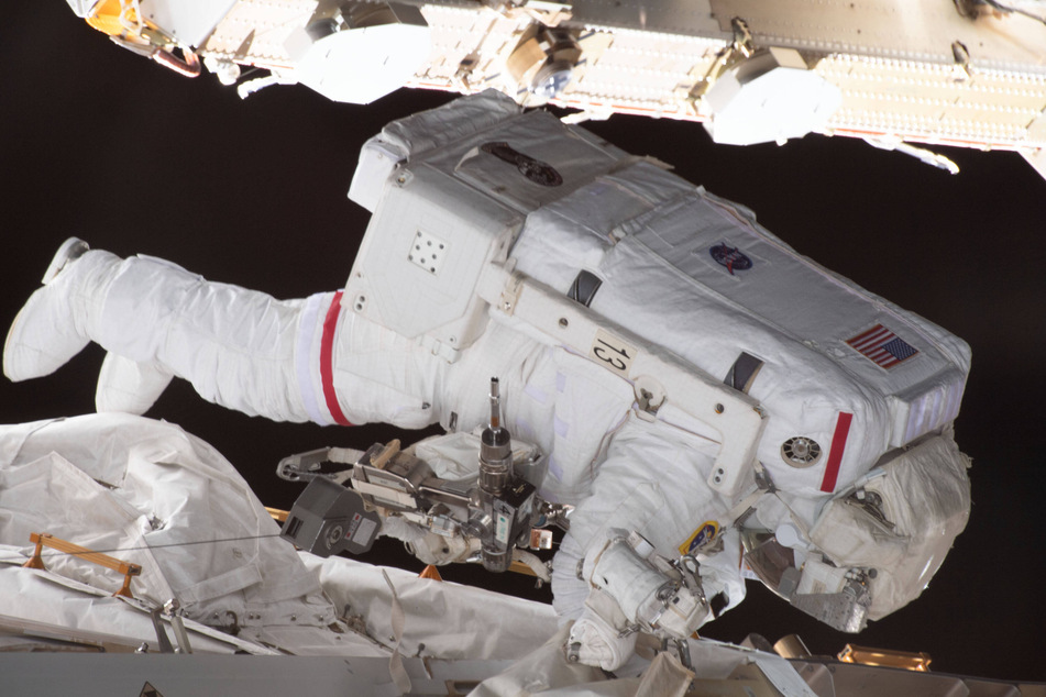 NASA astronaut and Expedition 70 Flight Engineer Jasmin Moghbeli performs a spacewalk to do maintenance work outside the International Space Station.