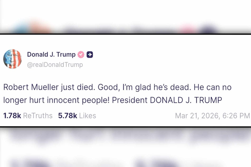 US-Präsident Donald Trump (79) reagierte bereits auf den Tod des früheren FBI-Direktors.